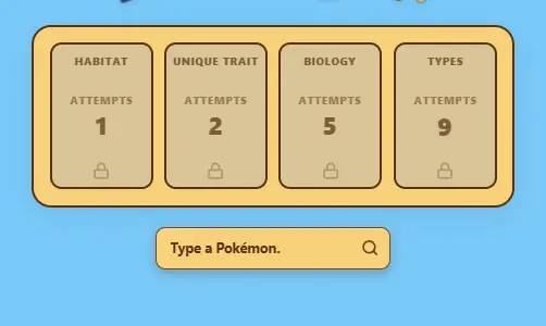 Tarjetas de emojis bloqueadas